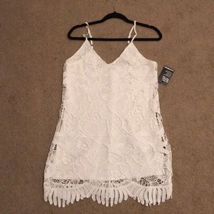 Express White mini dress